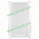 PC Hard Case Cover Skin for Google Nexus 7 Clear White