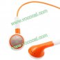 Earphone Headphones with Remote Mic for iPhone 5 4 4S iPod iPad Orange