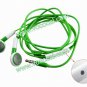 Earphone Headphones with Remote Mic for iPhone 5 4 4S iPod iPad Green