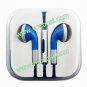 Earphone Headphones with Remote Mic for iPhone 5 4 4S iPod iPad Blue