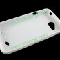 S Line Soft Flexible TPU Case Cover Skin for HTC Desire VC T328d White