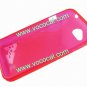 S Line Soft Flexible TPU Case Cover Skin for HTC Desire VC T328d Pink