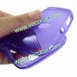 S Line Soft Flexible TPU Case Cover Skin for Nokia Lumia 610 Purple