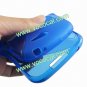 S Line Soft Flexible TPU Case Cover Skin for HTC Z520e One S Blue