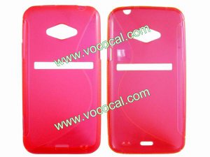 S Line TPU Case Cover Skin for HTC Evo 4G X720D Pink