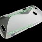 S Line Soft Flexible TPU Case Cover Skin for HTC Z520e One S Transparent