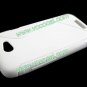 S Line Soft Flexible TPU Case Cover Skin for HTC Z520e One S White