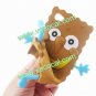 Yellow 3D Sponge Cartoon Figure Detachable Silicone Case Cover for iPhone 4 4G 4S