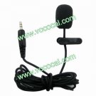 3.5mm Hands Free Clip On Lapel Microphone Mini Mic for PC Computer Laptop