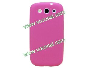 Cute Smarties Silicone Case Cover Skin for Samsung i9300 Galaxy S3 Rose