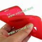 S Shape Soft TPU Case Cover Skin for Samsung Galaxy Y Duos S6102 Red