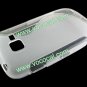 S Line Soft TPU Case Cover Skin for Samsung i779 Clear Color