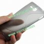 S Line Wave Soft TPU Case Cover Skin for Sony Xperia U ST25i Clear Gray