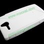 S Line Wave Soft TPU Case Cover Skin for Sony Xperia U ST25i White