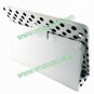 PU Leather Case Cover Skin for iPad 2 3 with Dormancy Function White with Black Dots