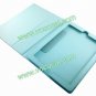 PU Leather Case Cover Skin for iPad 2 3 with Dormancy Function Blue With White Dots
