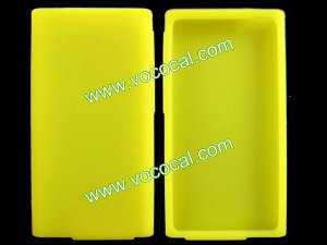 Soft Silicone Protective Case Cover Skin for iPod Nano 7 Yellow