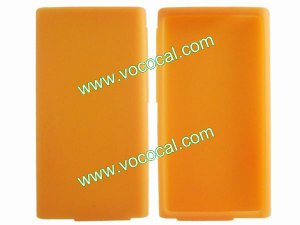 Soft Silicone Protective Case Cover Skin for iPod Nano 7 Orange