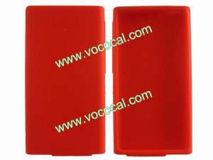 Soft Silicone Protective Case Cover Skin for iPod Nano 7 Red