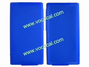 Soft Silicone Protective Case Cover Skin for iPod Nano 7 Dark Blue