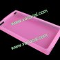 Soft Silicone Protective Case Cover Skin for iPod Nano 7 Pink