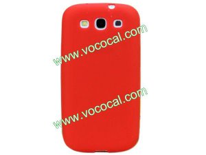 Cute Smarties Silicone Case Cover Skin for Samsung i9300 Galaxy S3 Red