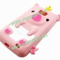 Pink 3D Pig Cartoon Silicone Gel Case Cover for Samsung Galaxy S2 i9100 i9108