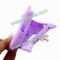 Purple 3D Pig Cartoon Silicone Gel Case Cover for Samsung Galaxy S2 i9100 i9108