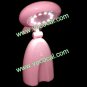 Pink Rabbit LED Foldable Rechargeable Touch Sensor Table Reading Light Lamp