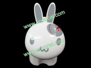 White Rabbit LED Foldable Rechargeable Touch Sensor Table Reading Light Lamp