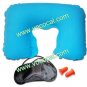 U Shape Inflatable Travel Neck Pillow Car Head Rest Support Air Cushion