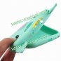 Aquamarine 3D Pig Cartoon Silicone Gel Case Cover for Samsung Galaxy Note i9220