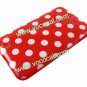 Red Polka Dots Soft TPU Case Cover Skin for Samsung Galaxy Note i9220