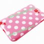 Pink Polka Dots Soft TPU Case Cover Skin for Samsung Galaxy Note i9220
