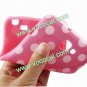 Pink Polka Dots Soft TPU Case Cover Skin for Samsung Galaxy Note i9220
