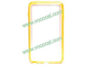 Yellow TPU Gel Bumper Frame Case Skin Cover for Samsung Galaxy Note i9220