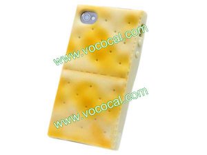 3D Soda Cracker Soft Cartoon Silicone Case Cover Skin for iPhone 4 4G 4S