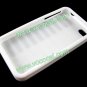White Piano Key 3D Soft Silicone Back Case Cover Skin for iPhone 4 4G 4S