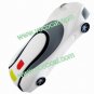 3D Cute Sports Car Silicone Case Cover Skin for iPhone 5 White