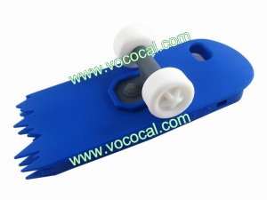 3D Skateboard Cute Silicone Stand Case Cover Skin for iPhone 5 Dark Blue