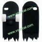 3D Skateboard Cartoon Silicone Stand Case Cover Skin for iPhone 5 Black