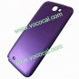 Brushed Housing Back Battery Cover for Samsung Galaxy Note 2 N7100 Black-Purple