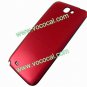 Brushed Housing Back Battery Cover for Samsung Galaxy Note 2 N7100 Black-Red