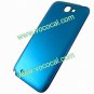 Brushed Housing Back Battery Cover for Samsung Galaxy Note 2 N7100 Black-Azure