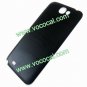 Brushed Housing Back Battery Cover for Samsung Galaxy Note II N7100 White-Black