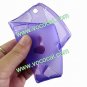 S Line Soft Flexible TPU Case Cover Skin for Sony Xperia Neo L MT25i Purple