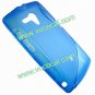 S Line Soft Flexible TPU Case Cover Skin for Sony Xperia Neo L MT25i Blue