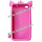 3D Pig Cartoon Animal Silicone Gel Case Cover for iPhone 4 4G 4S 4GS