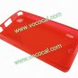 Red S Style TPU Gel Case Cover Skin for LG Optimus Ex SU880