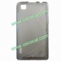 Grey S Style TPU Gel Case Cover Skin for LG Optimus EX SU880